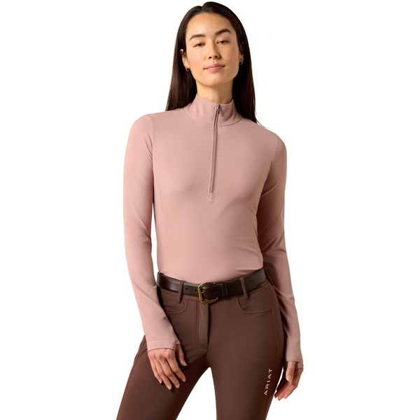 2026 Ariat Womens Solveil 1/2 Zip Baselayer 10071359 - Antler